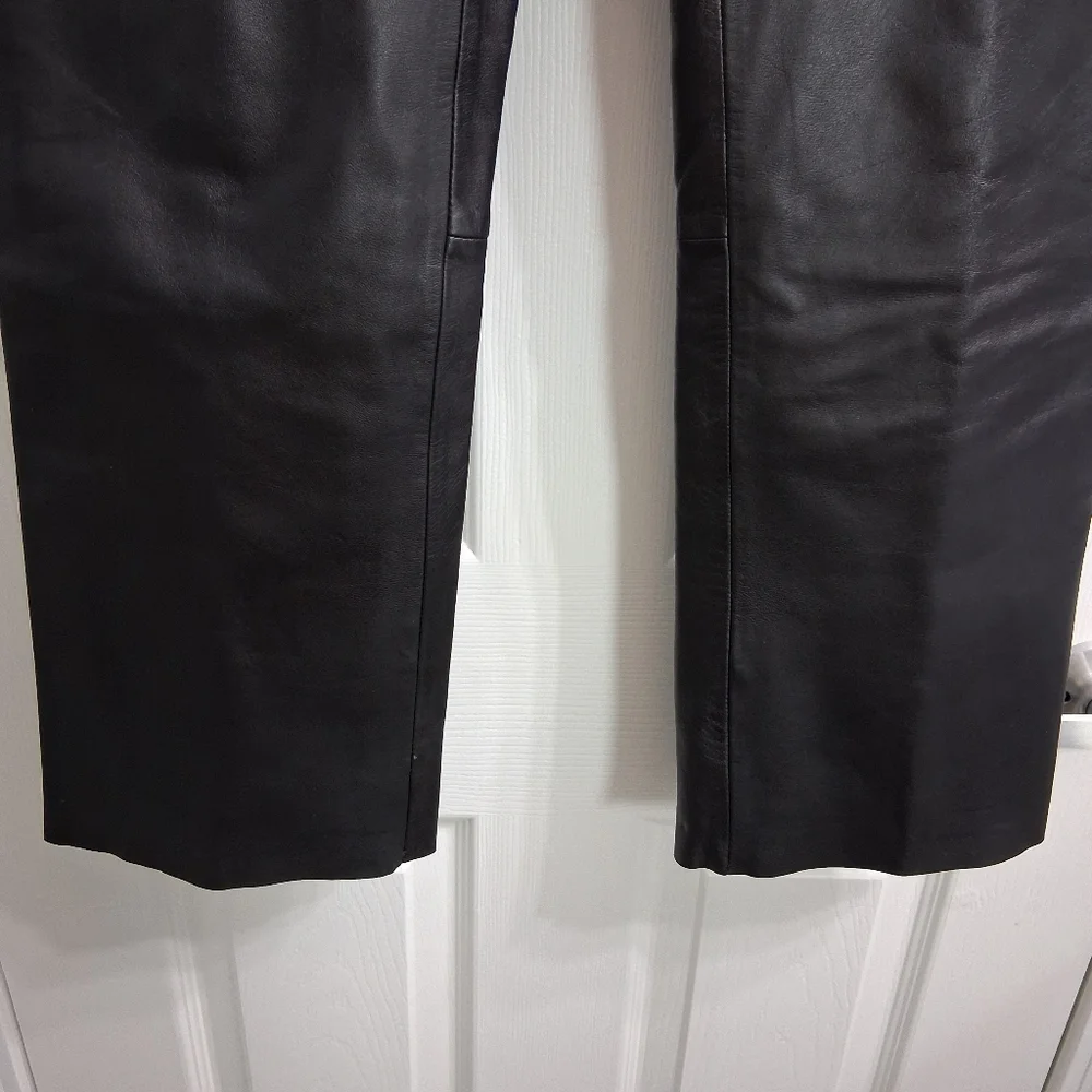 Vakko VS2 Lambskin Leather Pants Butter Soft Excellent Condition 6P - Picture 7 of 15